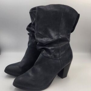 Rampage Slouch Navy Boots Size 8.5‎